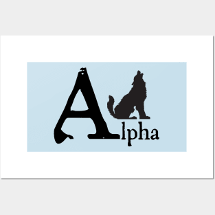 Alpha, Design for Werewolf & Animal Lovers Posters and Art